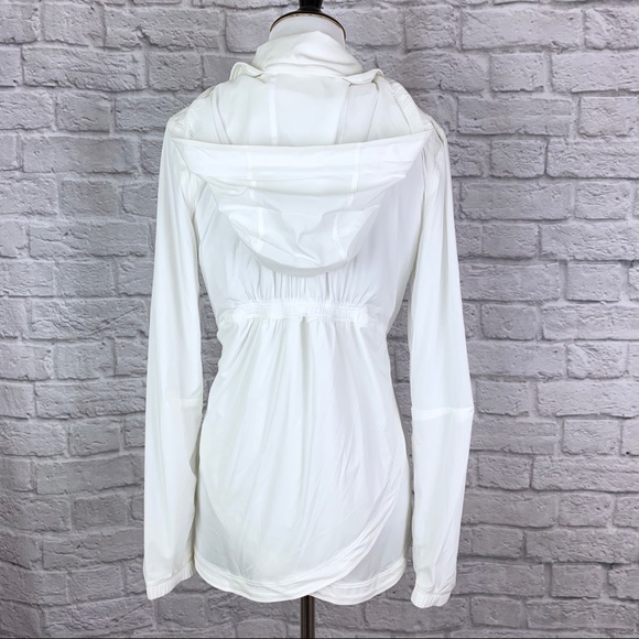 lululemon white rain jacket